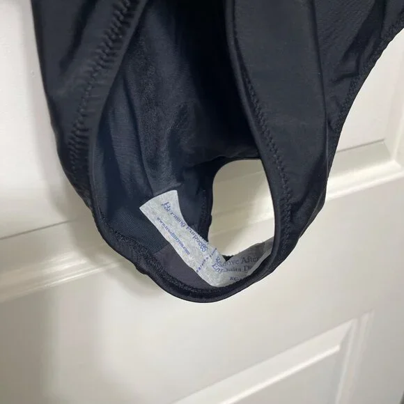 L'AGENCE Ava Chain One-Piece Swimsuit in Black Size S